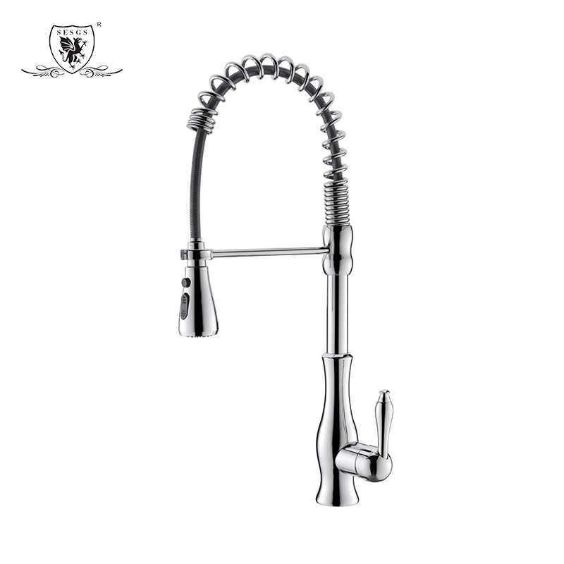 Kitchen faucet copper gaosheng  spring pulls the tap  MF-3033