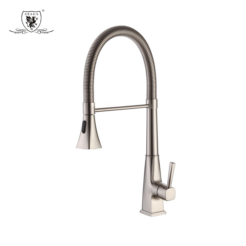Kitchen faucet copper gaosheng Water-saving faucet  spring pulls the tap MF-37083